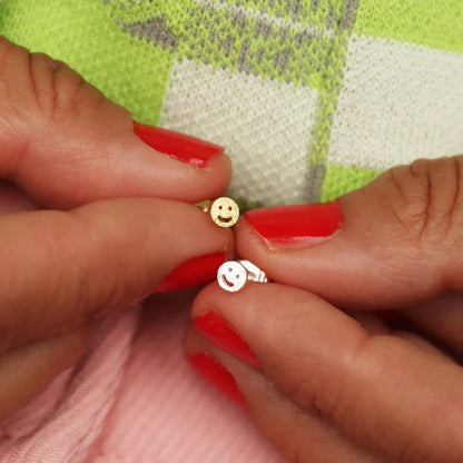 Smiley - Gold Plated - 1 stuk | LULU Copenhagen - de inKijk