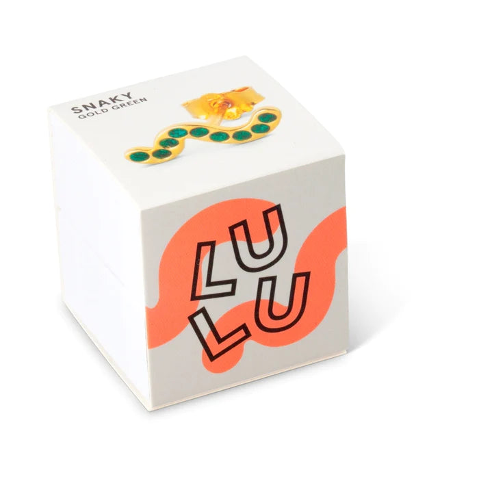 Snaky - Gold/Green - 1 stuk | LULU Copenhagen