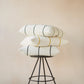 Cushion cover knitted cotton - grid - citrus | Sophie Home - de inKijk