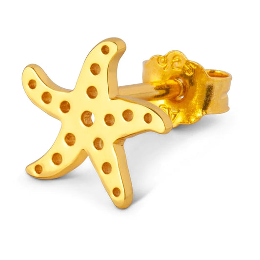 Starfish - Gold Plated - 1 stuk | LULU Copenhagen