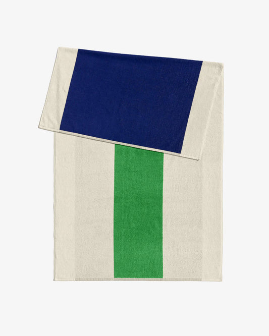 Strandlaken- royal blue/green | SUITE702 - de inKijk