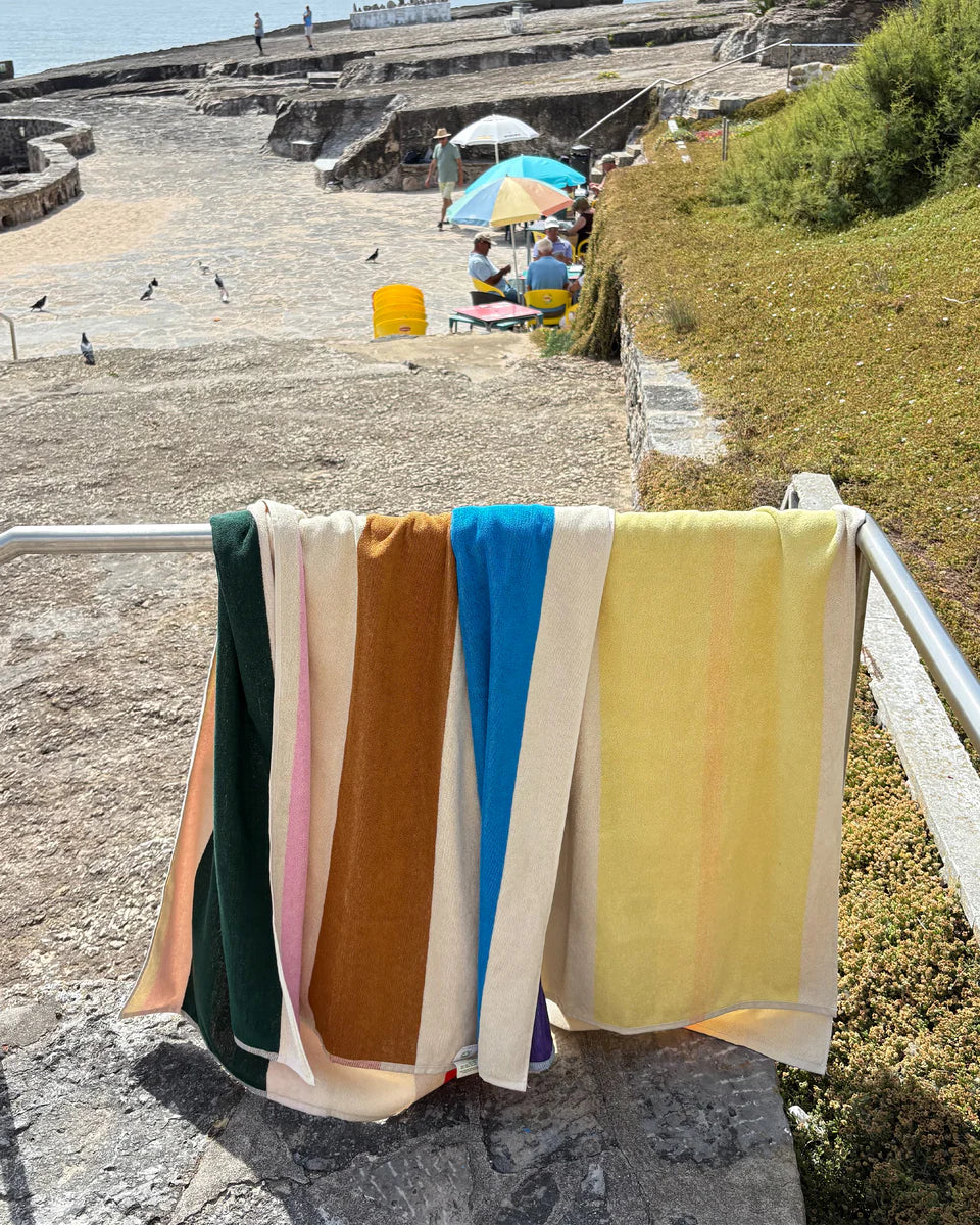 Strandlaken - Martens & Martens collectie - Aqua/Orange/Purple/Yellow | SUITE702