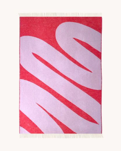 Swirl Plaid - Lilac Red | Maison Deux