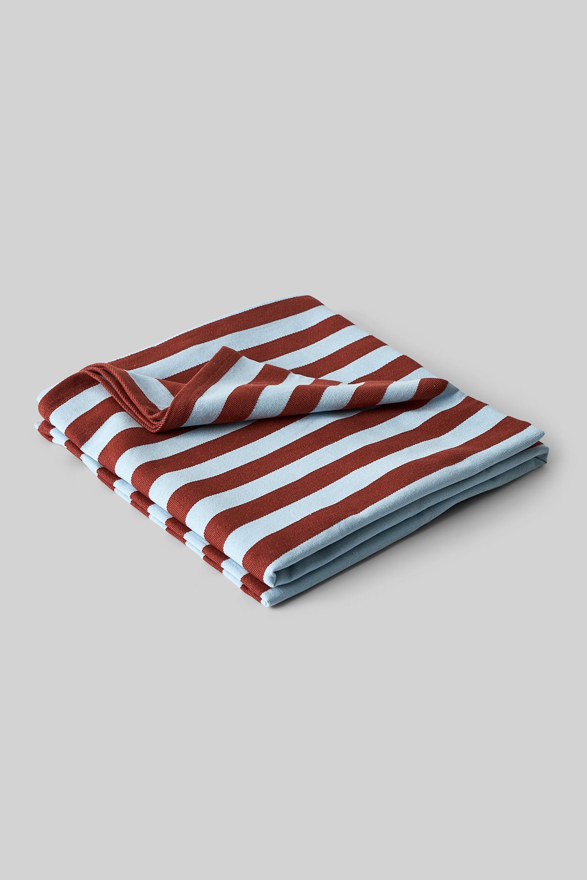 Throw - Terracotta / Light Blue | Studio About