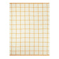 Blanket knitted cotton - grid - citrus | Sophie Home - de inKijk