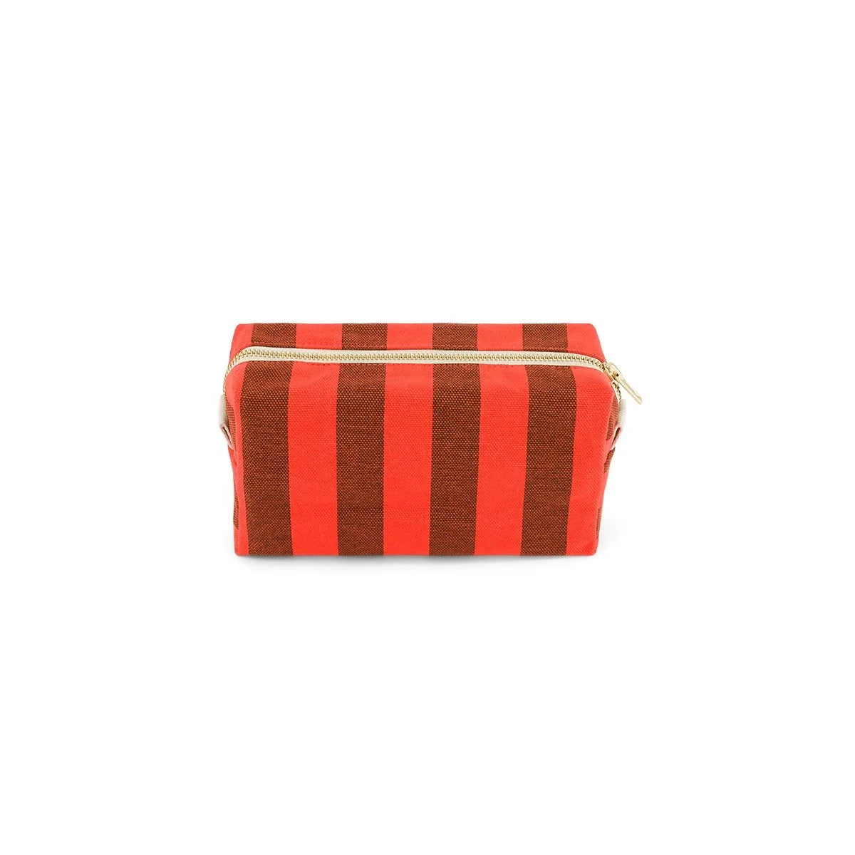 Wash Bag - Desi - Brown/Tomato | Rose in April
