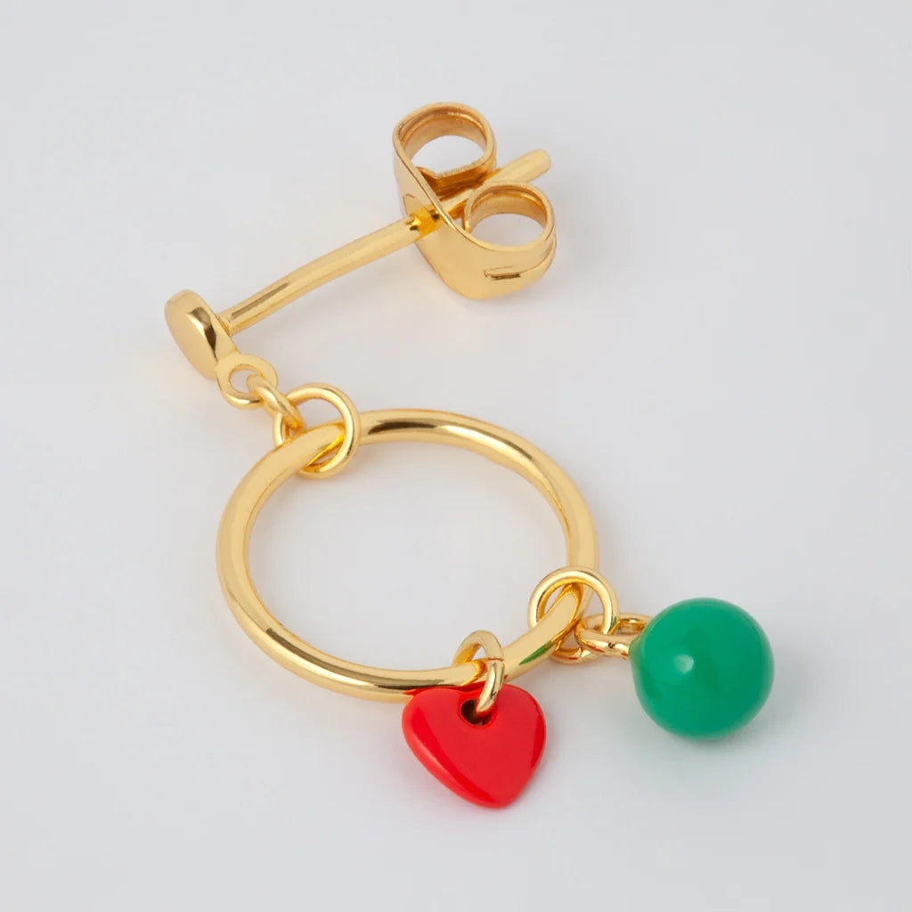 Topping Short Loop - Gold Plated - 1 stuk | LULU Copenhagen