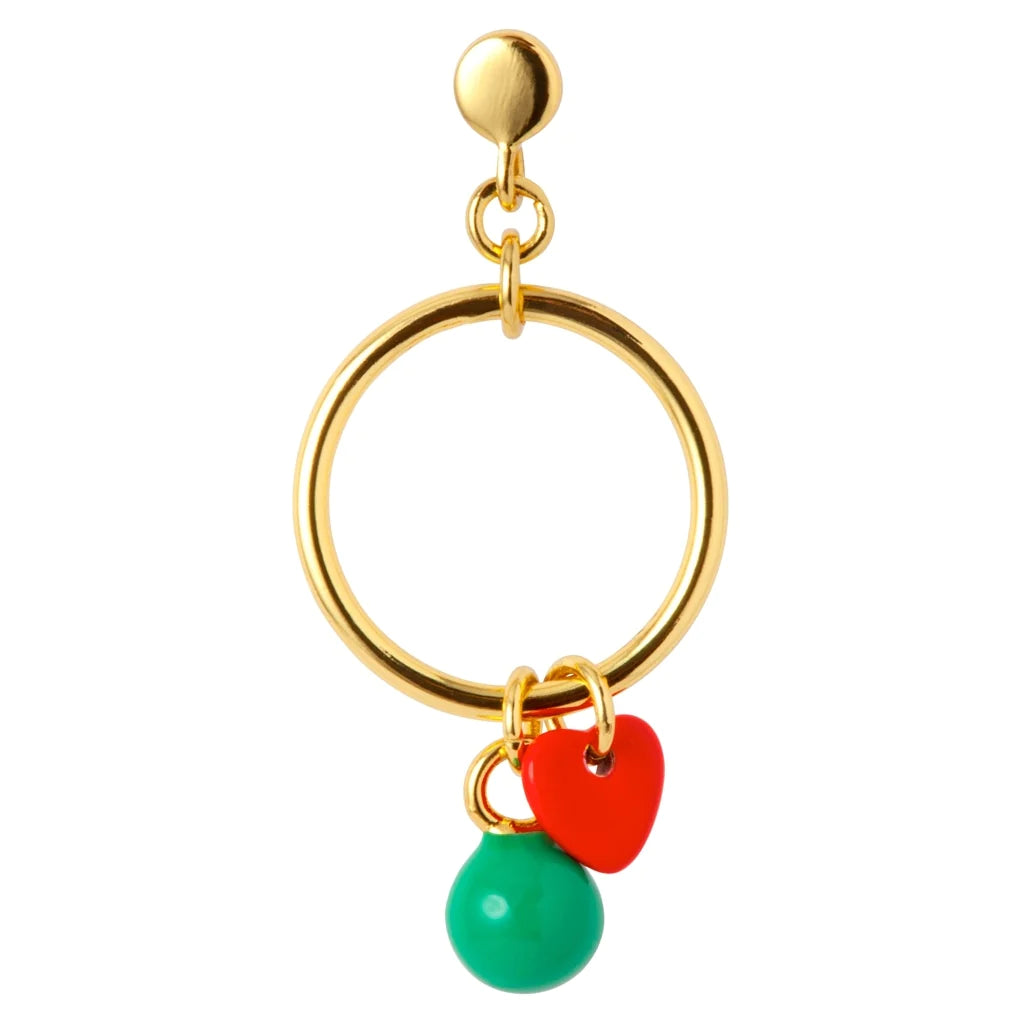 Topping Short Loop - Gold Plated - 1 stuk | LULU Copenhagen