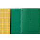 Uma notebook small - ochre check | Notem-Studio - de inKijk