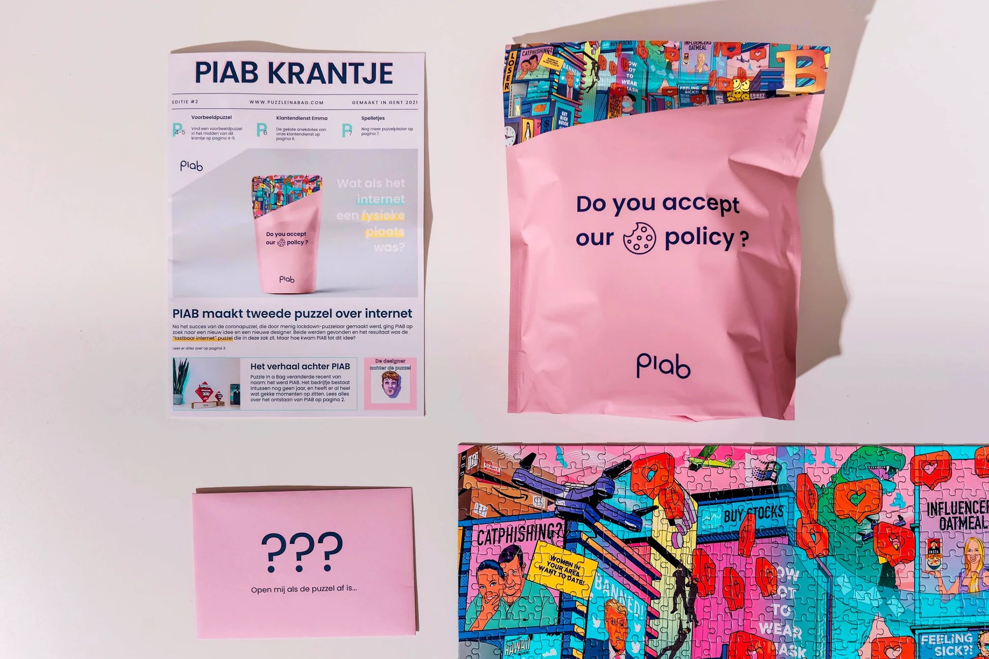 De Internet puzzel | Puzzle in a bag - de inKijk