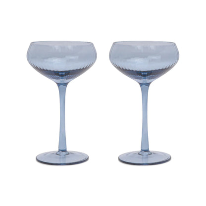 Lou Coupe Glasses - Blue - set van 2 | Here's How - de inKijk