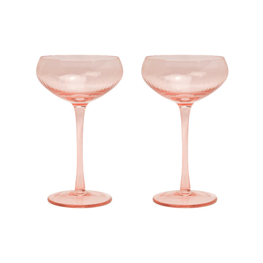 Lou Coupe Glasses - blush - set van 2 | Here's How - de inKijk
