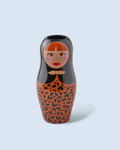 Vase Dolls Leopard | Fluid market