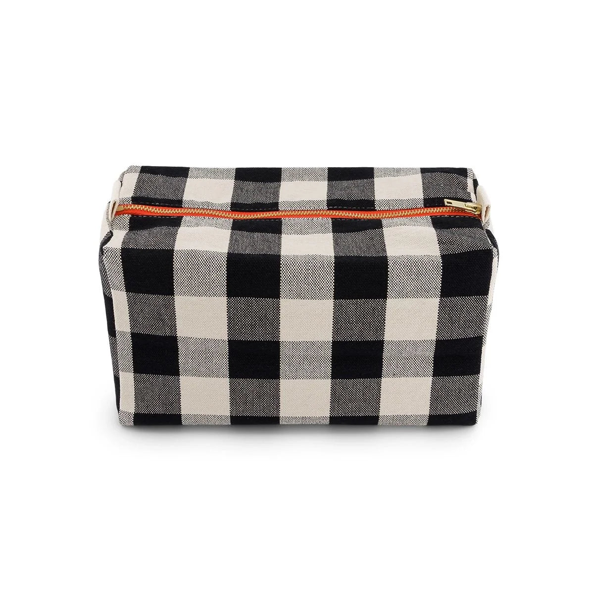 Wash bag - Vic - Big Vichy Greige | Rose in April