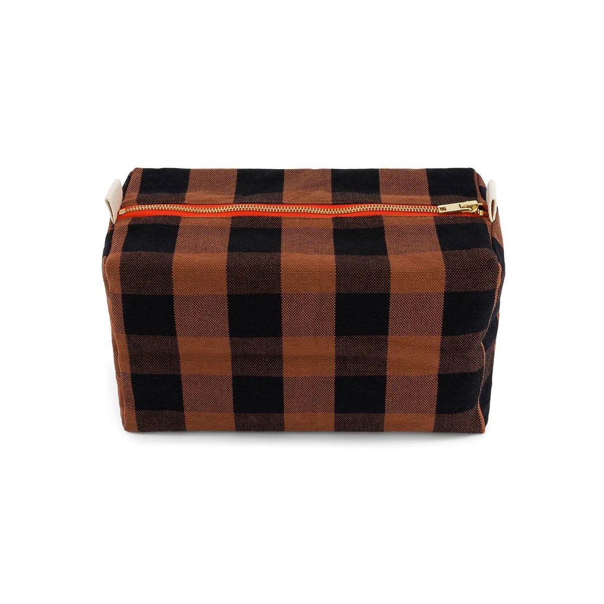 Wash bag - Vic - Big Vichy Ginger | Rose in April