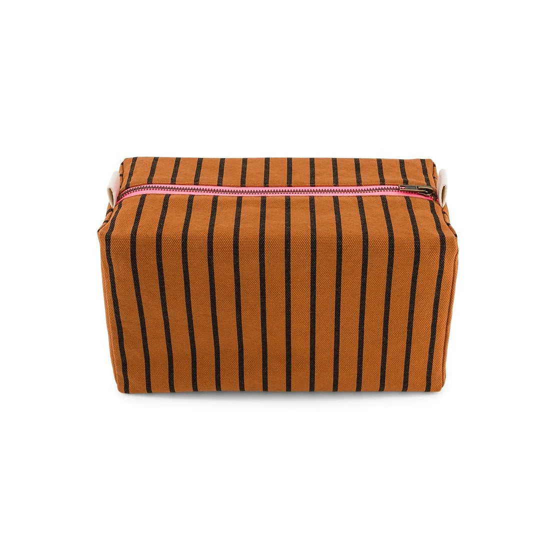 Wash bag - Vic - Ginger Tennis Stripes | Rose in April