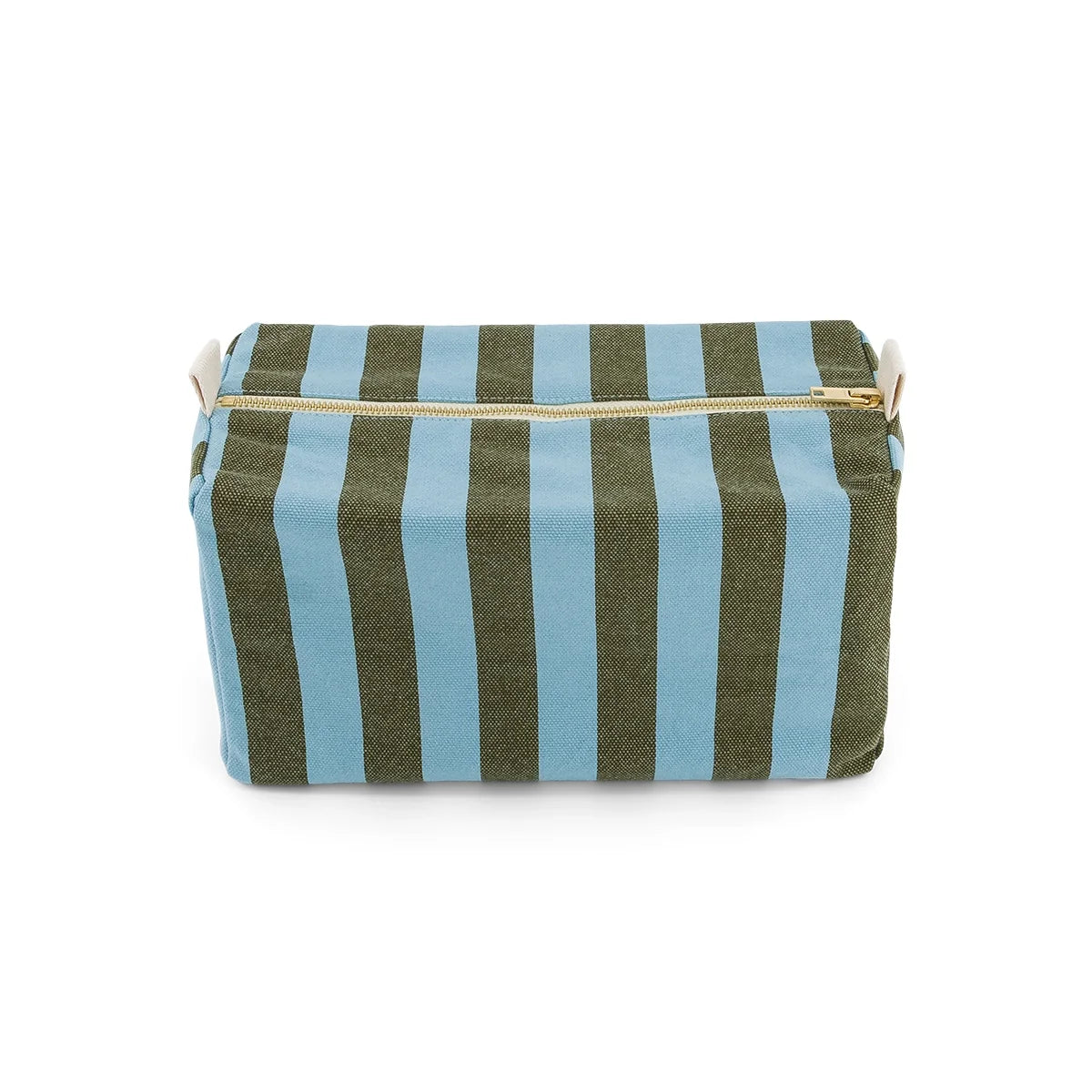 Wash bag - Vic - Olive/Blue | Rose in April