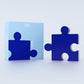 Vase puzzle - blue | Fluid market - de inKijk