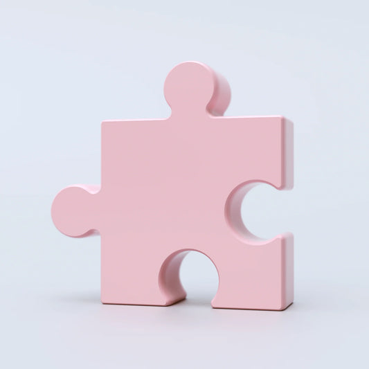 Vase puzzle - pink | Fluid market - de inKijk