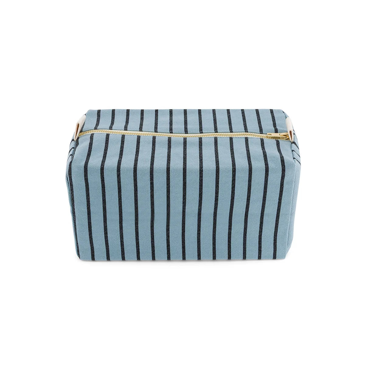 Wash bag - Vic - Stripes Tennis Sky Blue | Rose in April