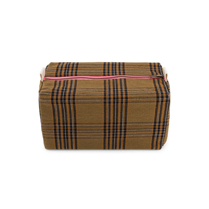 Wash bag - Vic - Tartan Check | Rose in April