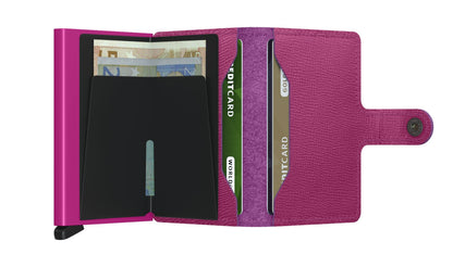Mini wallet - Crisple fuchsia | Secrid - de inKijk