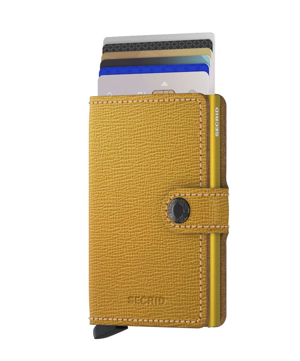 Mini wallet - Crisple ochre | Secrid