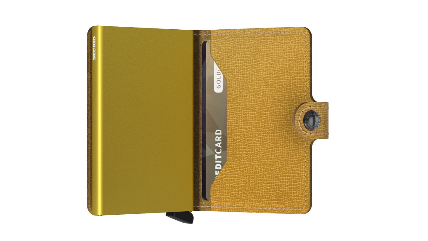 Mini wallet - Crisple ochre | Secrid