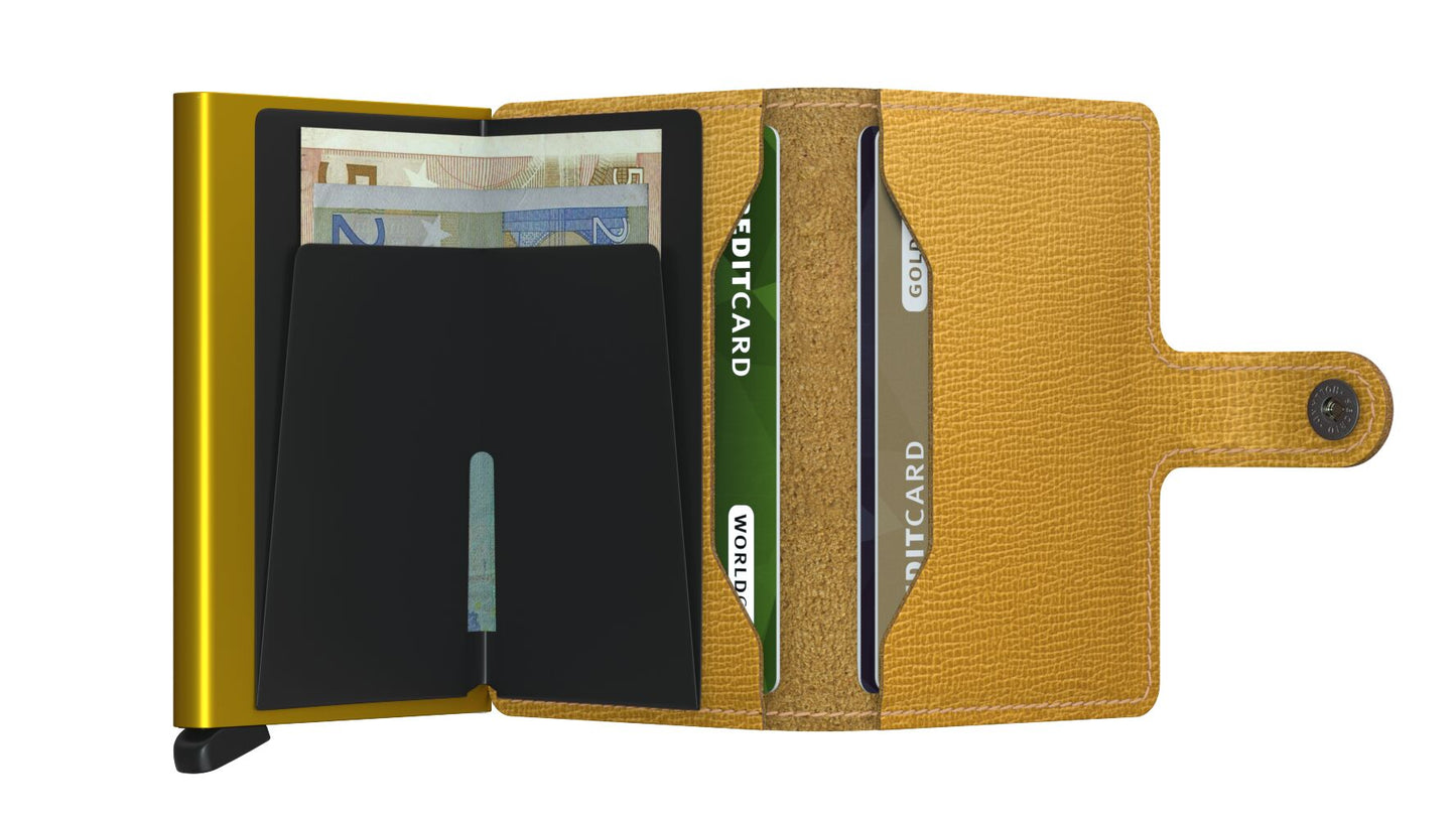 Mini wallet - Crisple ochre | Secrid
