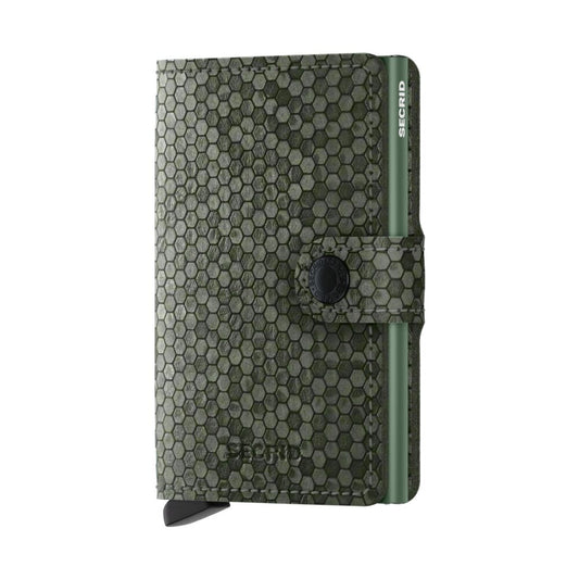 Mini wallet - Hexagon green green | Secrid - de inKijk