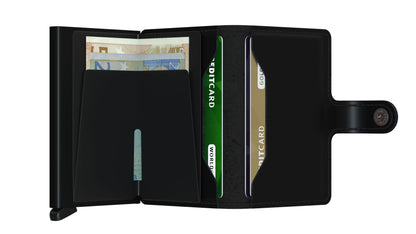 Mini wallet - Matte black | Secrid - de inKijk