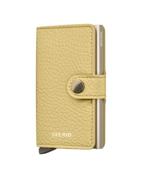 Mini wallet - Pebble Butter Yellow | Secrid
