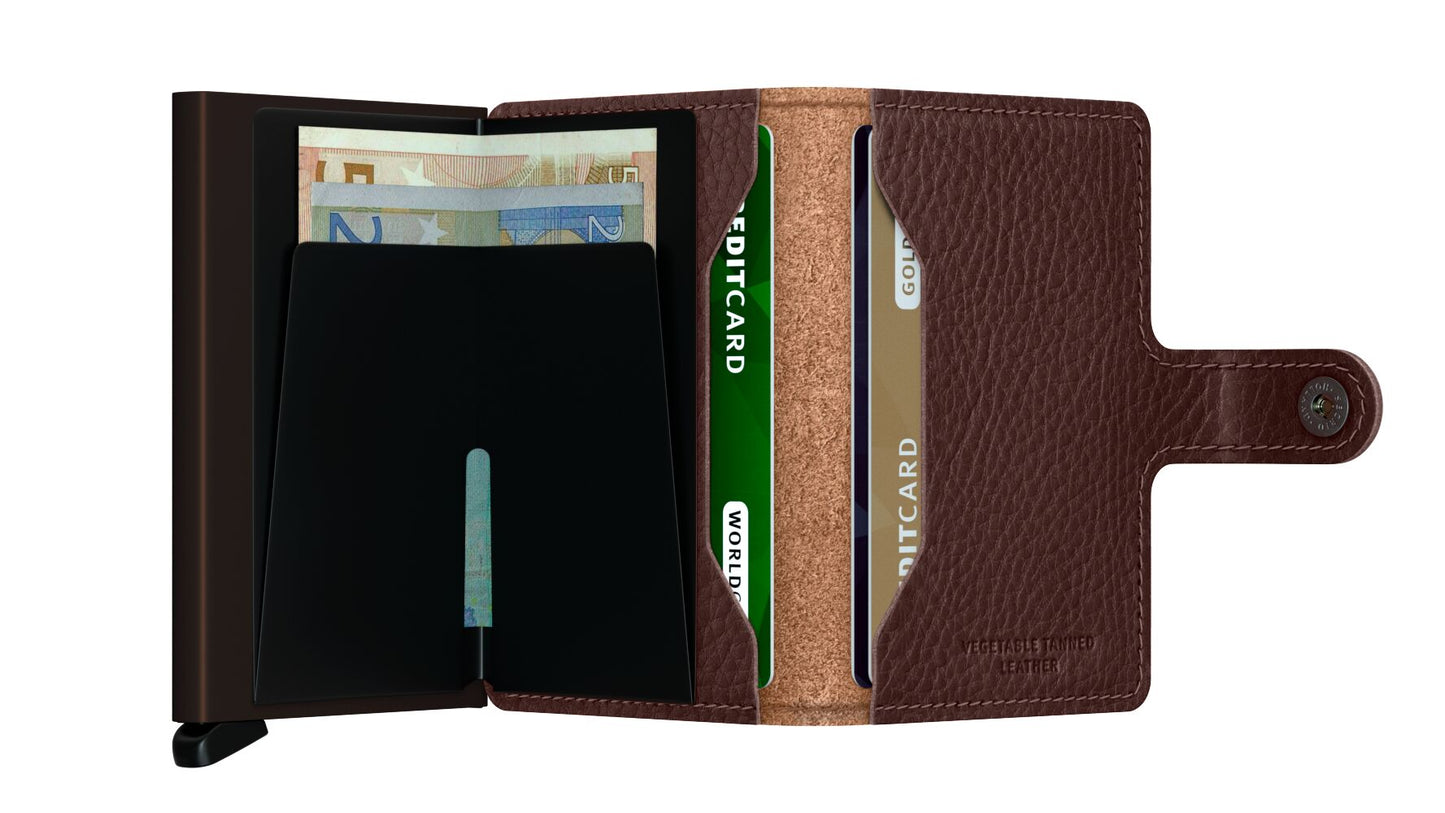 Mini wallet - Veg espresso brown | Secrid