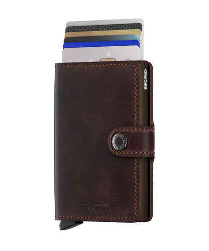 Mini wallet - Vintage chocolate | Secrid