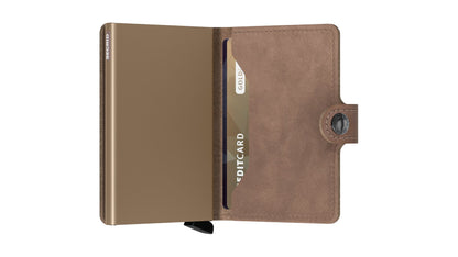 Mini wallet - Vintage taupe | Secrid - de inKijk
