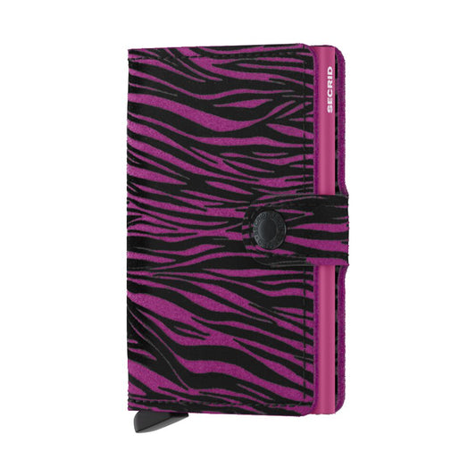 Mini wallet - Zebra fuchsia | Secrid