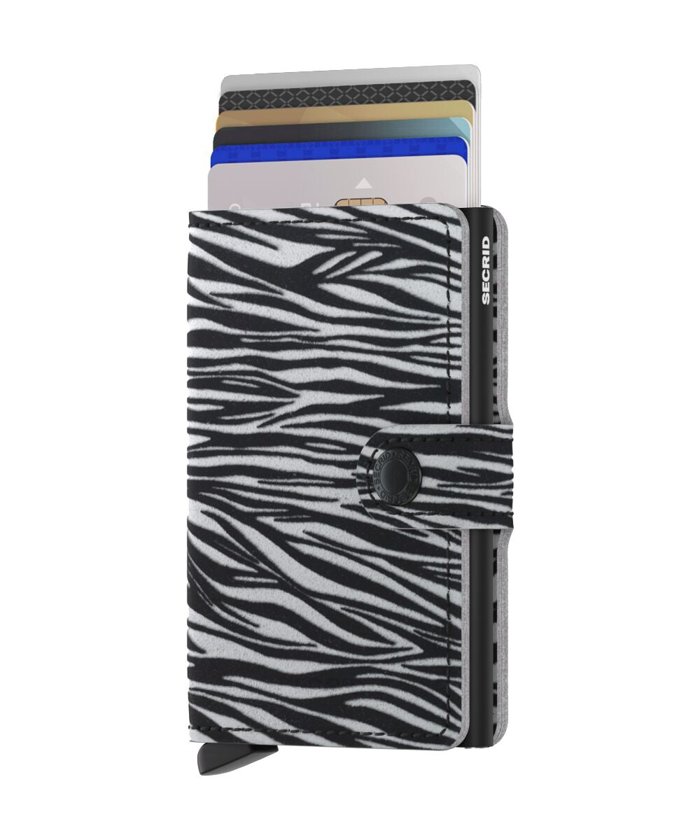 Mini wallet - Zebra light grey | Secrid - de inKijk