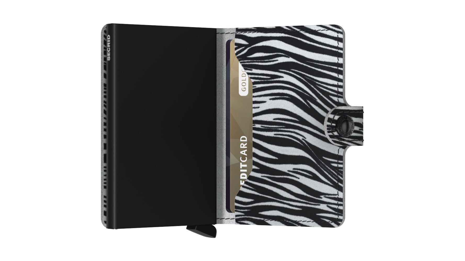 Mini wallet - Zebra light grey | Secrid - de inKijk