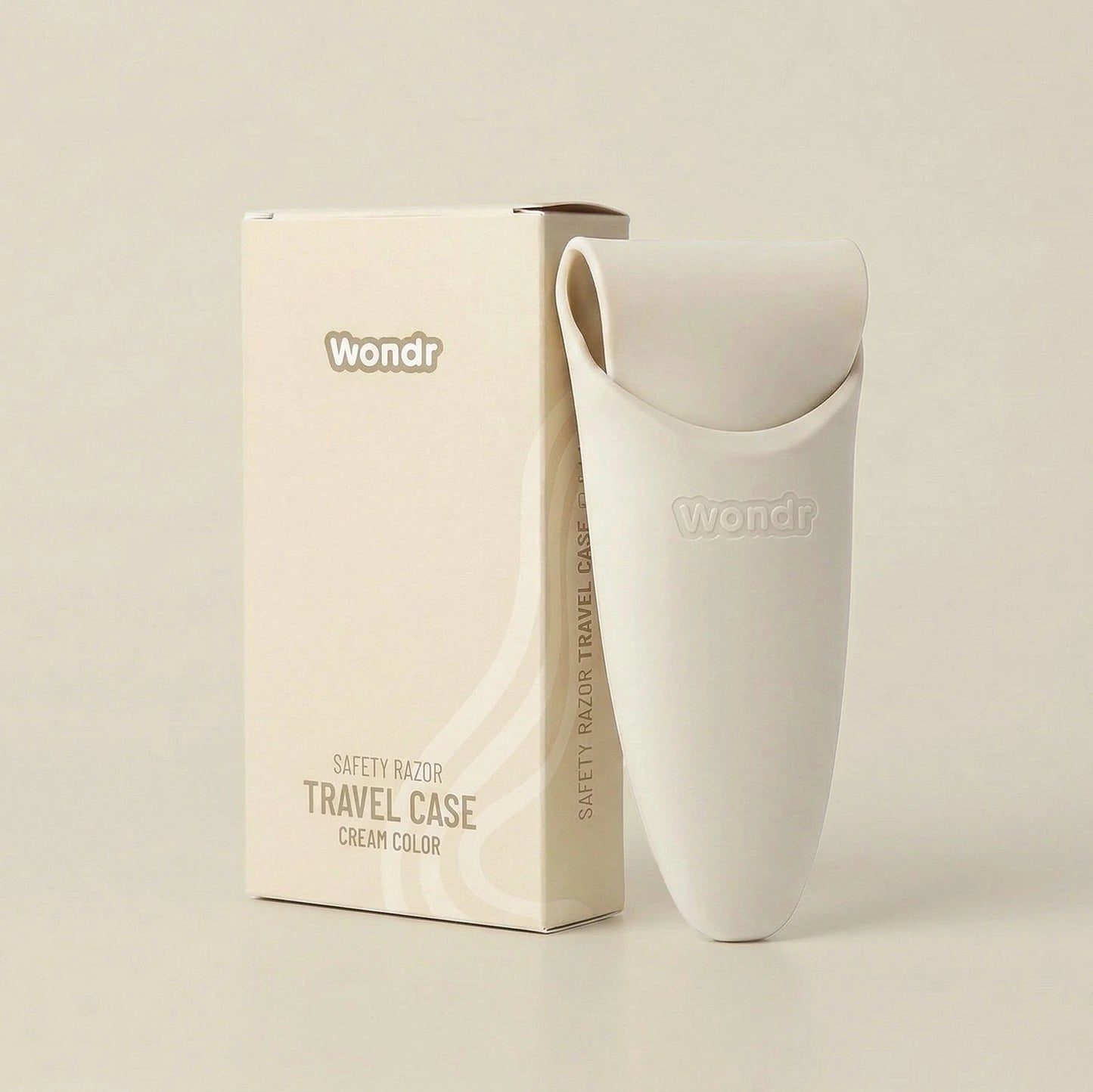 Safety razor case - cream | Wondr Care