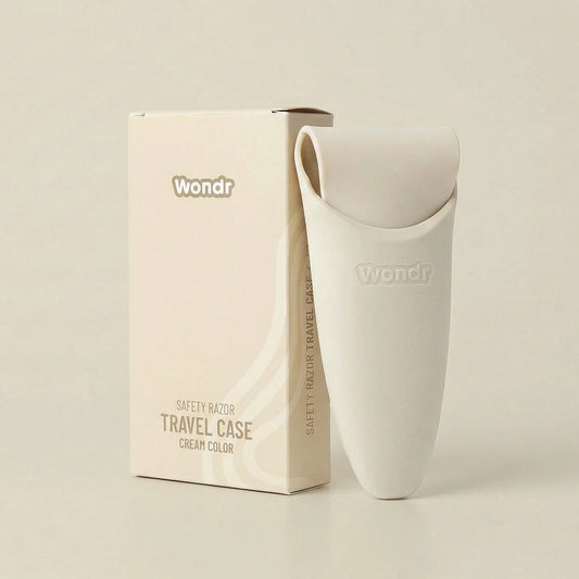 Safety razor case - cream | Wondr Care