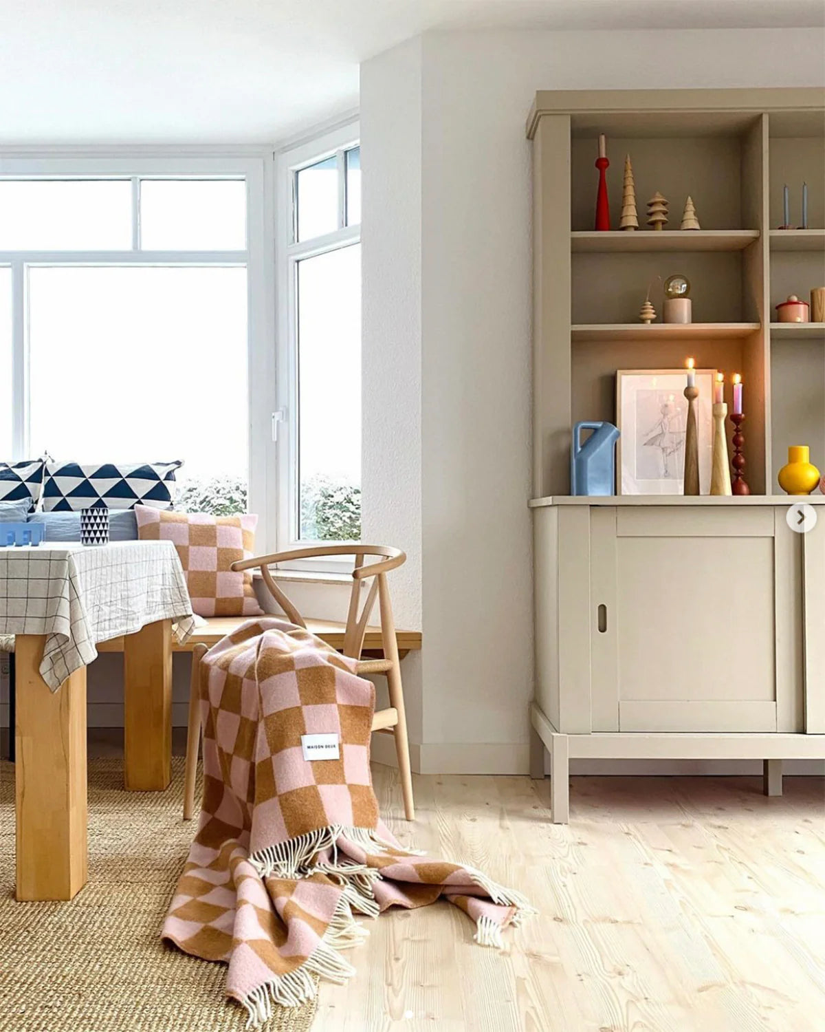 Checkerboard Plaid - Terra Pink | Maison Deux