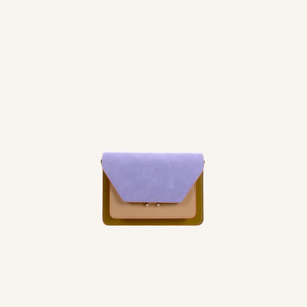 Satchel - coloré - costa green + affogato beige | Sticky Sis - de inKijk