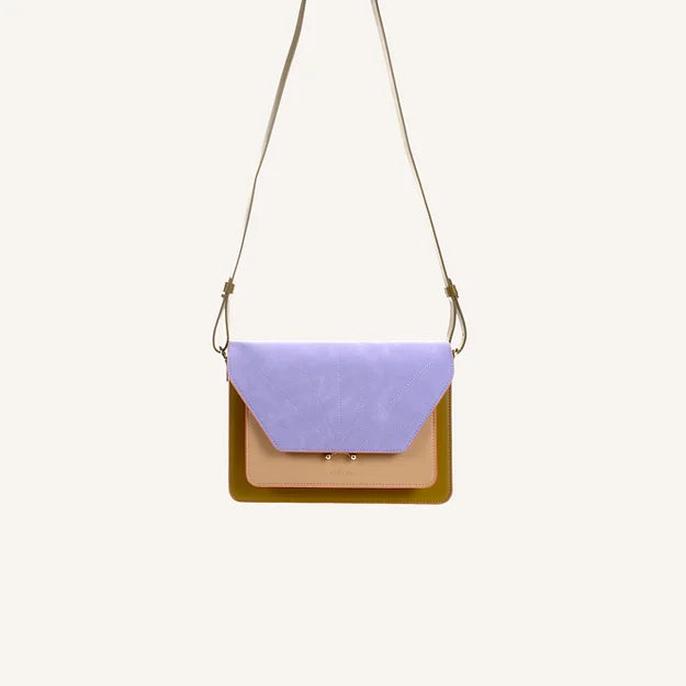 Satchel - coloré - costa green + affogato beige | Sticky Sis - de inKijk