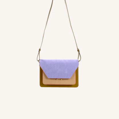 Satchel - coloré - costa green + affogato beige | Sticky Sis - de inKijk