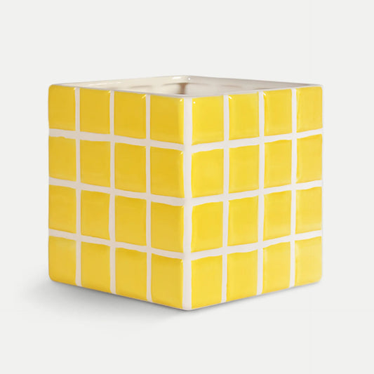 Planter Tile - Yellow | &Klevering - de inKijk