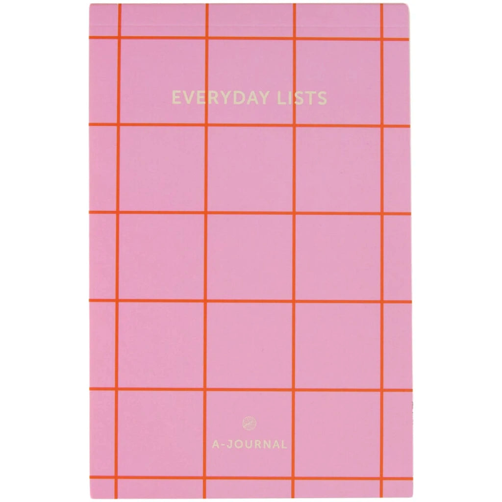 Notepad - Checkered Pink | A-Journal