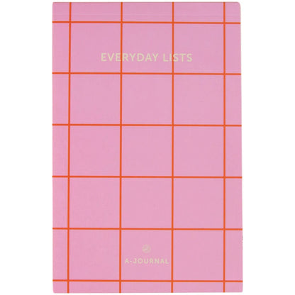 Notepad - Checkered Pink | A-Journal