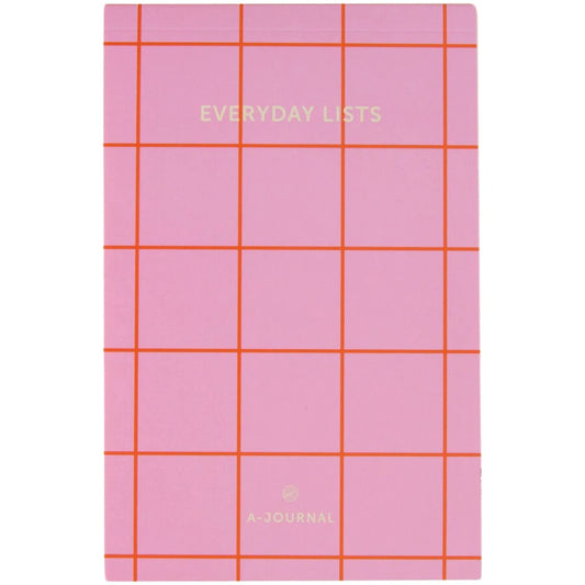 Notepad - Checkered Pink | A-Journal