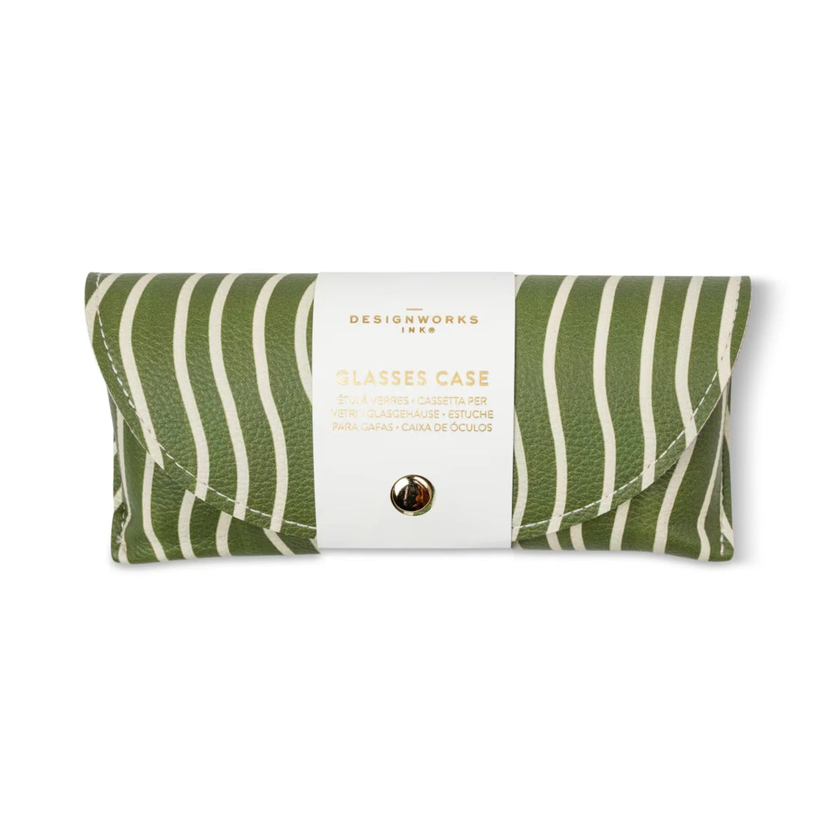 Printed Glasses Case - Wavy Stripe | Designworks Ink