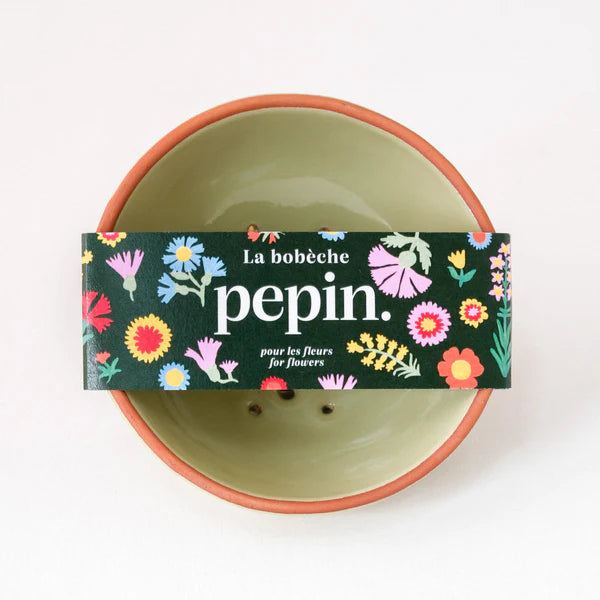 Bloemen - bobèche - saliegroen | Pepin